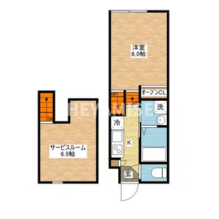 エルモーサ・サンク【2階】の間取り