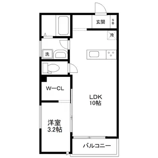 ribiera hirose【3階】の間取り