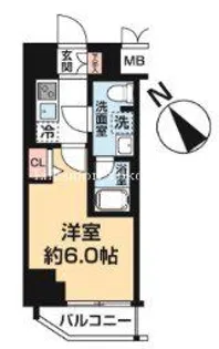 エミナンス片倉【1階】の間取り