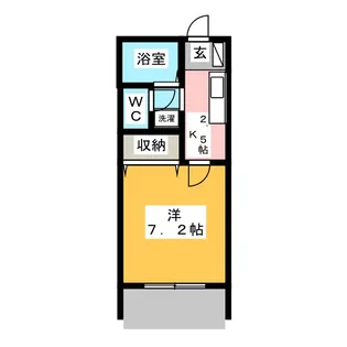 カルム鷺沼【1階】の間取り