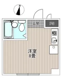 パレスフィールド西船【2階】の間取り
