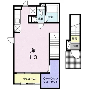 シェラトン上小田井【2階】の間取り