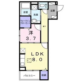 Prosperarプロスペラー【1階】の間取り