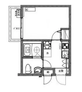 KEIAI RESIDENCE 鳩ヶ谷【1階】の間取り