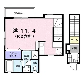 プロミネントV【2階】の間取り