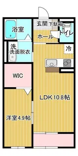 ホワイトアベニューII【1階】の間取り