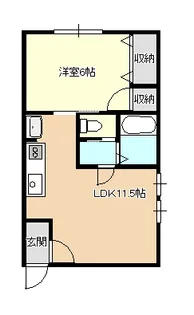 エンベリエ ナミウチ【2階】の間取り