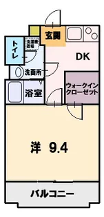 モリス湘南台【5階】の間取り