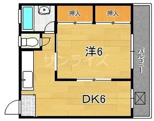 大阪府大阪市城東区永田3【マンション】の間取り