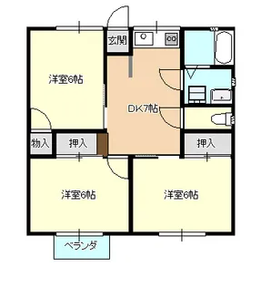 メゾンMAI II【2階】の間取り