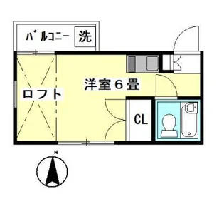 ジュネス椎名町【2階】の間取り