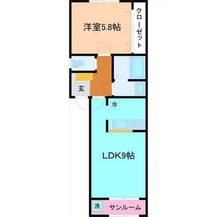 Casa Blanca【2階】の間取り