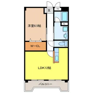 岐阜県岐阜市柳森町1【マンション】の間取り