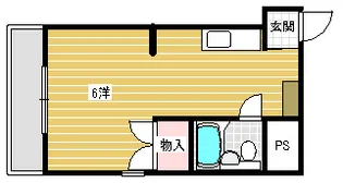 アーバンハイツ千田【2階】の間取り