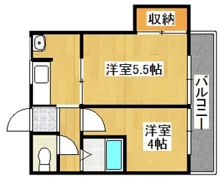 浅井マンション【3階】の間取り