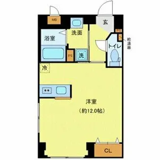 レピュア池上レジデンス【4階】の間取り