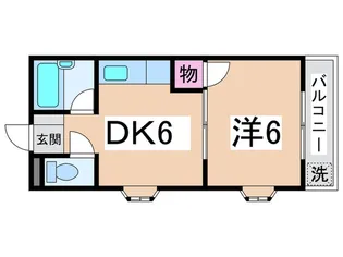 トトロハイツ【2階】の間取り