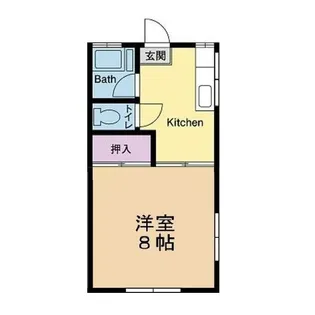 第2クローバーハウス【2階】の間取り