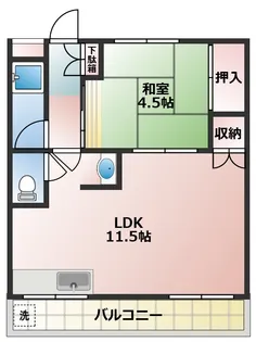 リズム【3階】の間取り