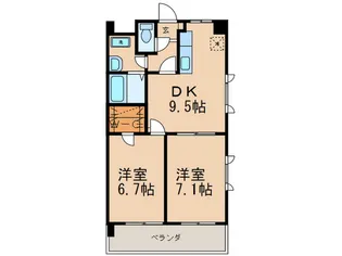 第17川崎ビル【3階】の間取り