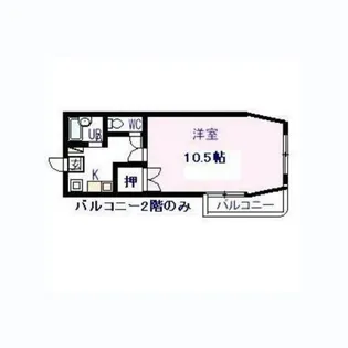 福島県郡山市開成4【アパート】の間取り
