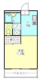 明光マンション A【4階】の間取り