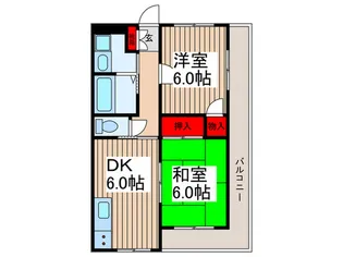 グリーンピア【2階】の間取り