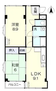 プルミエール田中【3階】の間取り