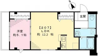 ラシーネ西片【2階】の間取り