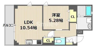 アドバンスM【4階】の間取り
