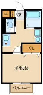 千葉県船橋市前原西7【アパート】の間取り