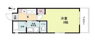 ワコーレヴィータ新伊丹【1階】の間取り