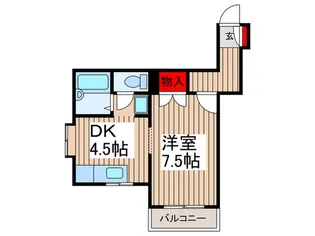 ウエストビレッジ91【2階】の間取り