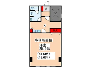 サンオリエント【1階】の間取り