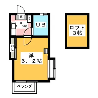 パールハイツ【2階】の間取り