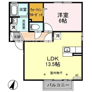 ピア・アベニュー C【2階】の間取り