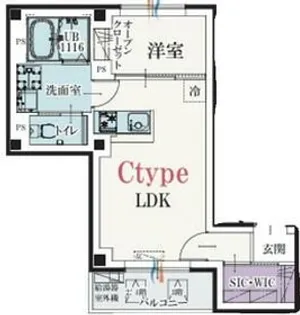 b’CASA調布SOUTH COURT【3階】の間取り