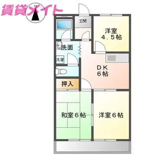 エクセル東山【3階】の間取り