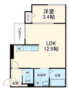 コンフォート天台【2階】の間取り