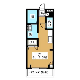 ルシミエント B【1階】の間取り
