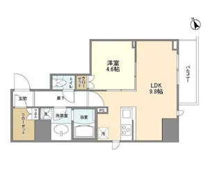 シェフルール新御徒町II【2階】の間取り