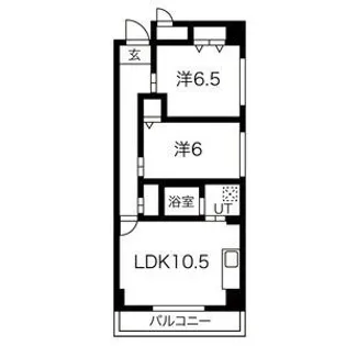ロータスマーシュ元今泉【2階】の間取り
