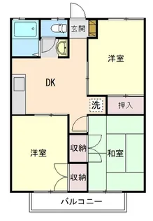 セジュール小林【2階】の間取り