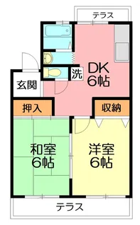 サンライト【1階】の間取り