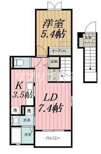 マーヴェラス末広【2階】の間取り