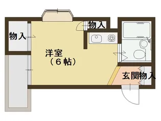 大阪府大阪市西成区岸里東1【マンション】の間取り