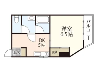 広島県広島市中区舟入幸町【マンション】の間取り