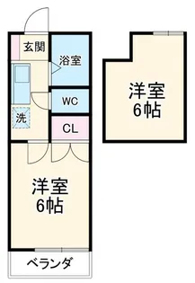 ニューライフ【1階】の間取り