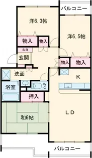 大阪府枚方市東香里1【マンション】の間取り