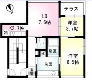神奈川県藤沢市羽鳥5【アパート】の間取り